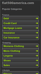 Mobile Screenshot of fiat500america.com